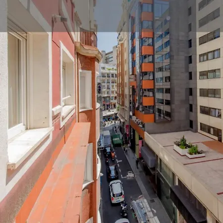 Excuisite New Apt En Gran Via Para 5Pax E2 Madrid Exterior photo